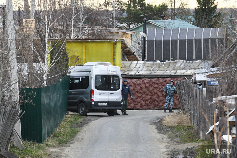 Место антитеррористической операции в Екатеринбурге,  где уничтожили трёх террористов. Екатеринбург