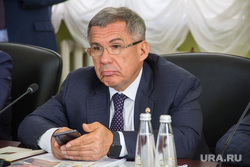 Рабочий визит губернатора Челябинской области Бориса Дубровского и президента Татарстана Рустама Минниханова. Магнитогорск, минниханов рустам, портрет
