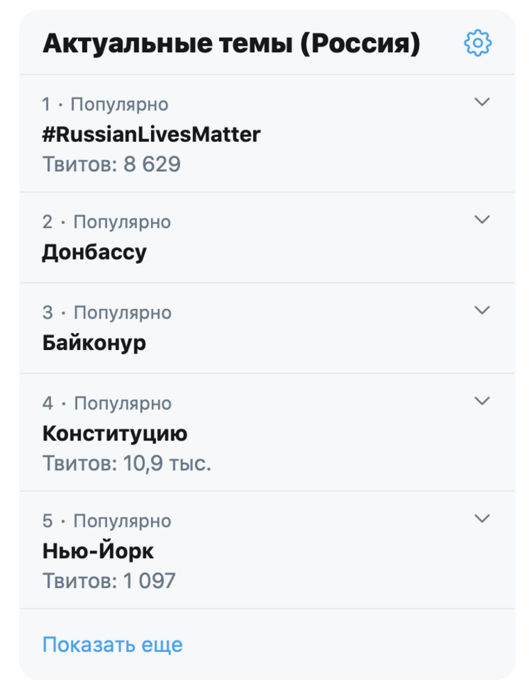 Хэштег вышел в топ российского Twitter 2 мая и стал популярнее тем поправок в Конституцию
