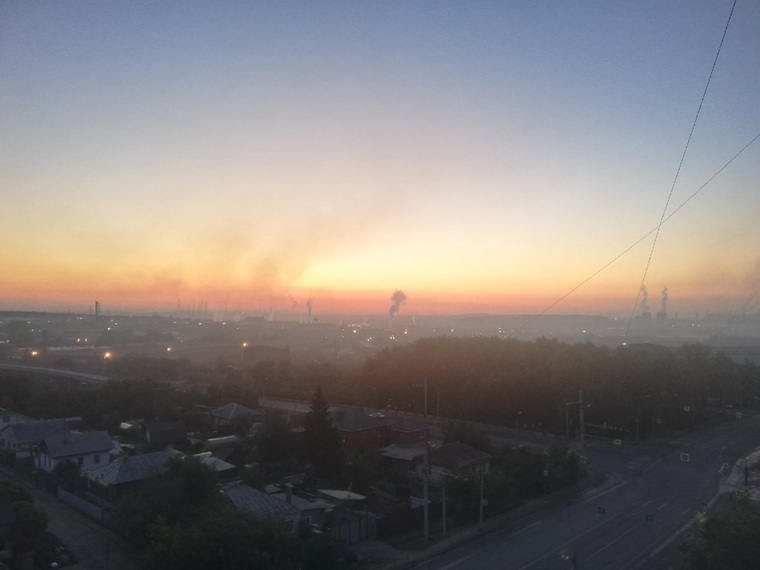 Так выглядел Челябинск утром 4 июня