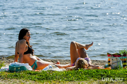 Городской пляж на Шершневском водохранилище во время режима самоизоляции. Челябинск, жара, лето, отдыхающие, городской пляж шершневский, пляж, отдых