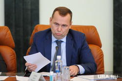 Совещание на тему: «Реализация национального проекта «Экология» в Уральском федеральном округе с участием Полномочного представителя Президента России в УрФО Николая Цуканова и губернаторов  округа. Челябинск, шумков вадим, портрет