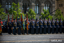 Парад Победы 2016 на Красной площади. Москва, строй солдат, парад победы, 9 мая