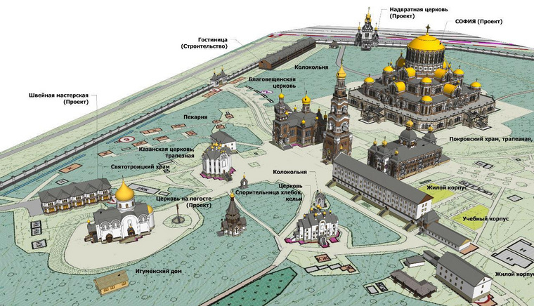 Кроме Покровского, в монастыре еще четыре храма.