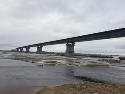 Проектировщики вносили коррективы уже в процессе строительства моста через Пур