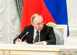 Встреча Владимира Путина с рабочей группой по внесению поправок в Конституцию РФ. Москва, путин владимир