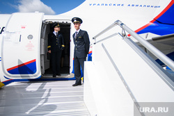 Презентация самолёта "Airbus A320neo". Екатеринбург, уральские авиалинии, ural airlines, экипаж самолета