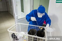 Госпитальная база по лечению коронавирусной инфекции. Магнитогорск, лечение, защитные очки, больница, еда, коронавирус, covid, ковид, противочумной костюм, больничная еда
