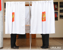 Мякуш. Челябинск, кабинки для голосования, топ, избиратели, выборы 2024