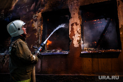 Пожар на Белинского, 163а. Екатеринбург, огонь, тушение пожара