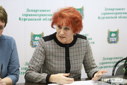 Пресс конференция по национальному проекту здравоохранения. Курган, островских елена