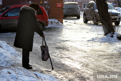 Город Курган, гололед