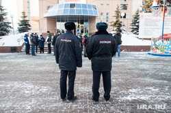 Митинг против внесения изменений в конституцию. Тюмень, полиция