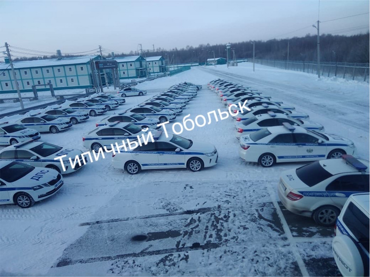 В Тобольск перед визитом Путина прибыли десятки нарядов ДПС
