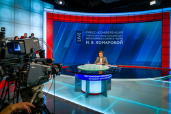Пресс-конференция  Натальи Комаровой. Ханты-Мансийск , комарова наталья