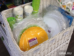 Реклама Здоровая ферма. Магазин. Супермаркет. Продукты. Челябинск., одноразовая посуда