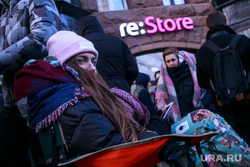 Старт продаж Apple IPhoneX в re:Store на Тверской, 27. Москва , restore, очередь за айфонами, фирменный магазин, тверская27