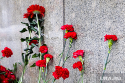 Митинг в честь памяти Владимира Ленина. Тюмень, траур, гвоздики, траурная церемония, цветы
