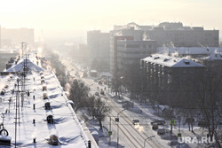 Мороз. Курган, зима, город, мороз, холод