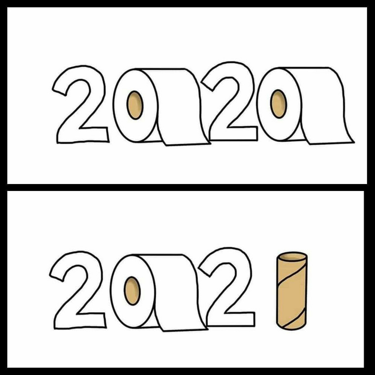 Для описания краткого прогноза на 2021 год пользователи используют этот мем