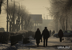Клипарт. Магнитогорск, зима, смог, город, нму, экология