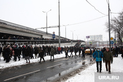 Несанкционированная акция в поддержку оппозиционера. Москва, протестующие, митинг, протест, навальнинг