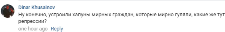 Не все согласны с позицией пресс-секретаря президента РФ, когда речь заходит о репрессиях
