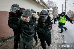 Несанкционированная акция в поддержку оппозиционера. Москва, силовики, протестующие, митинг, росгвардия, протест, навальнинг, винтилово, омон, хапун, задержание актививстов