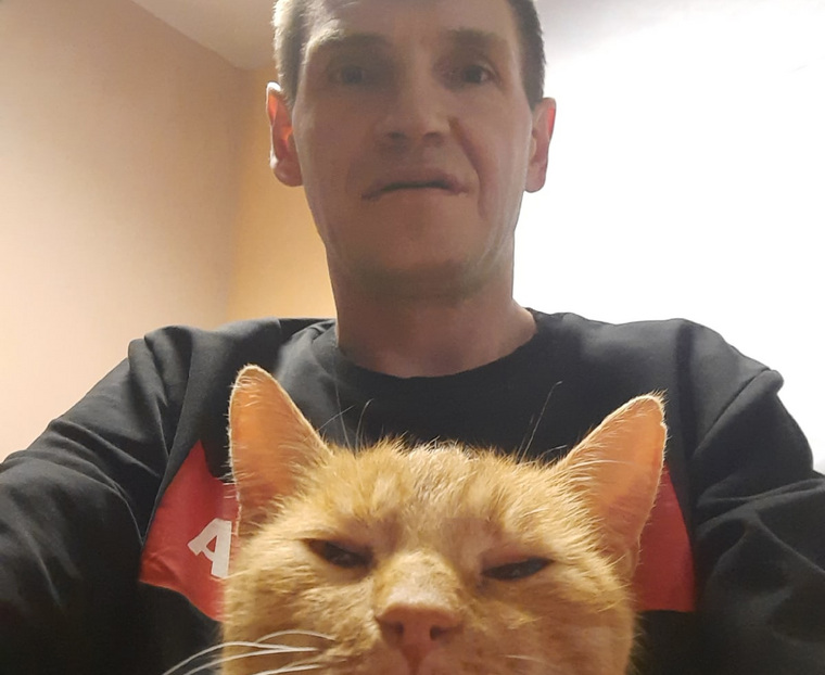 Дмитрий разделил свой тюремный срок с котом Белычем