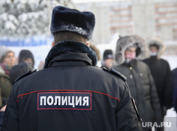 Митинг сторонников Алексея Навального. Сургут, полиция