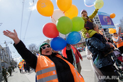 Первомайская демонстрация. Пермь, шарики, первомай, приветствие, первомайская демонстрация