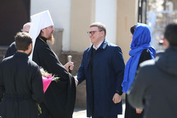 Алексей Текслер с супругой встретились с новым митрополитом