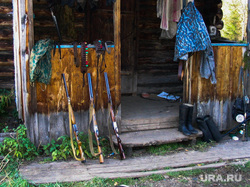 Клипарт. Челябинск., охота, ружье, домик