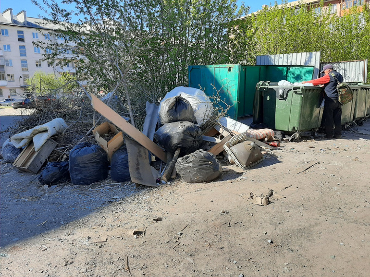 Шадринцы жалуются на не вывоз мусор
