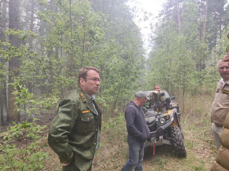 Алексей Кузнецов лично отправился в горящий лес