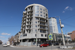 Замороженная стройка СК "Кристалл". Курган, кристалл, недострой, новостройки, стройка, замороженная стройка, ск кристалл, перекресток куйбышева красина