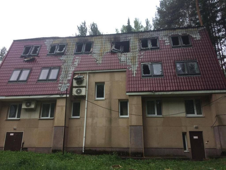 Пожар на базе отдыха ОАО «РЖД» произошел 26 мая
