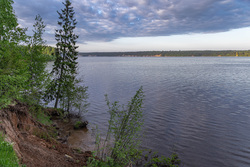 Природа Пермского края. Пермь, река, берег, кама