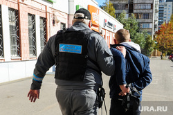 Группа реагирования охранного предприятия Дельта. Челябинск, арест, вор, нарушитель, наручники, задержание