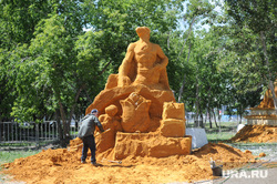 Фестиваль песочной скульптуры, посвященный 285-летию Челябинска. Челябинск , песочные скульптуры