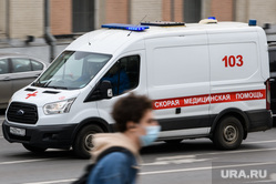 Виды Москвы, скорая помощь, машина скорой помощи
