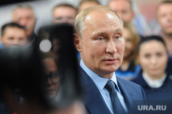 Визит Президента РФ Владимира Путина на открытие Аглофабрики ММК. Челябинская область, путин владимир