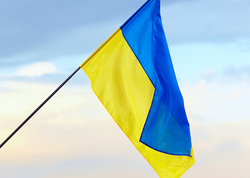 Клипарт depositphotos.com , флаг украины, ребенок на руках