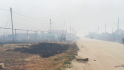 Пожар добрался до поселка Джабык