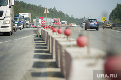 Ремонт автодорожного моста между Екатеринбургом и Первоуральском, пробка