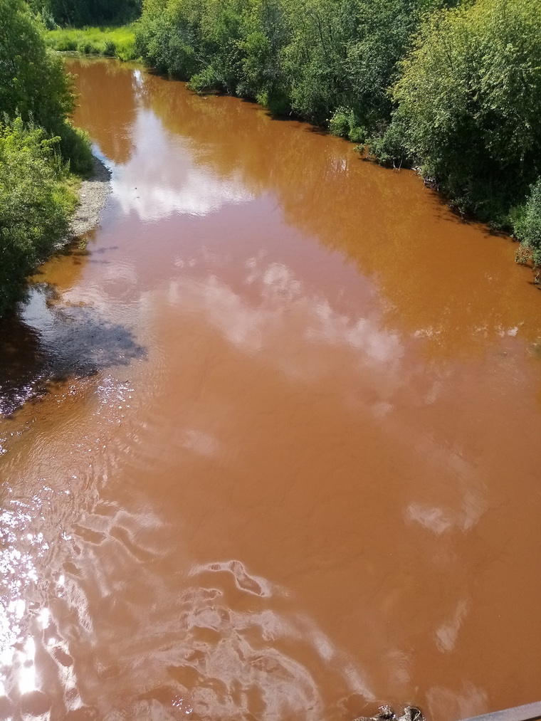 Вода в Лысьве стала коричневой