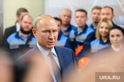 Визит Президента РФ Владимира Путина на открытие Аглофабрики ММК. Челябинская область, путин владимир