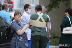 Эвакуация БСМП. Курган, медперсонал, пациенты больницы