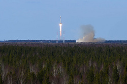 Клипарт, официальный сайт министерства обороны РФ. stock, пуск, спутник, запуск ракеты, ВМФ, космодром плесецк, ракета-носитель, глонасс-м, союз-21б, в небе, stock