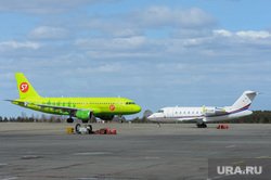 Аэропорт Челябинск, взлетная полоса, S7, впп